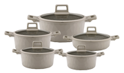 Vogati Milan Series Die Cast Granite Cookware Set (CW-STN10)