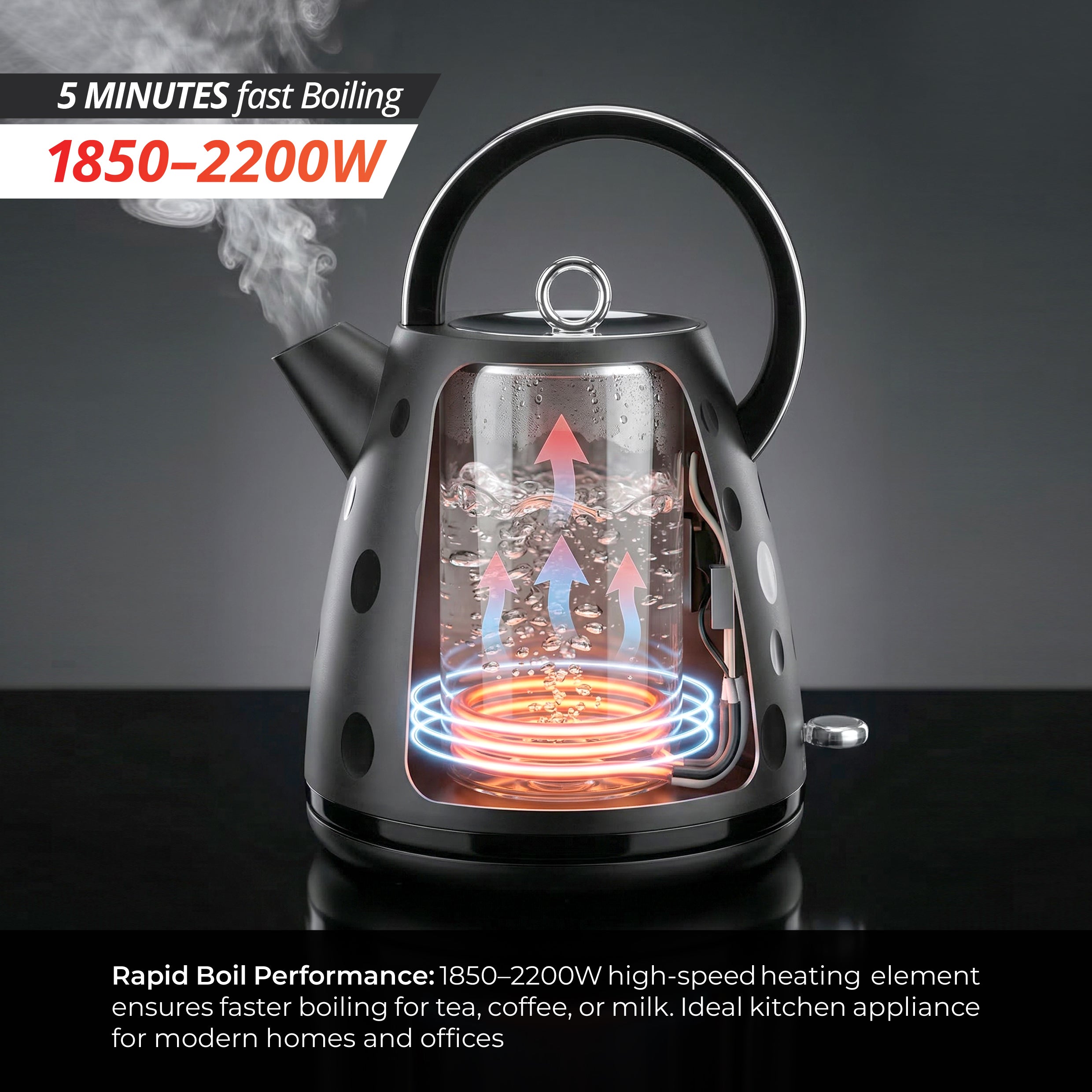 Electric Kettle (Best Quality) – VE-EK67