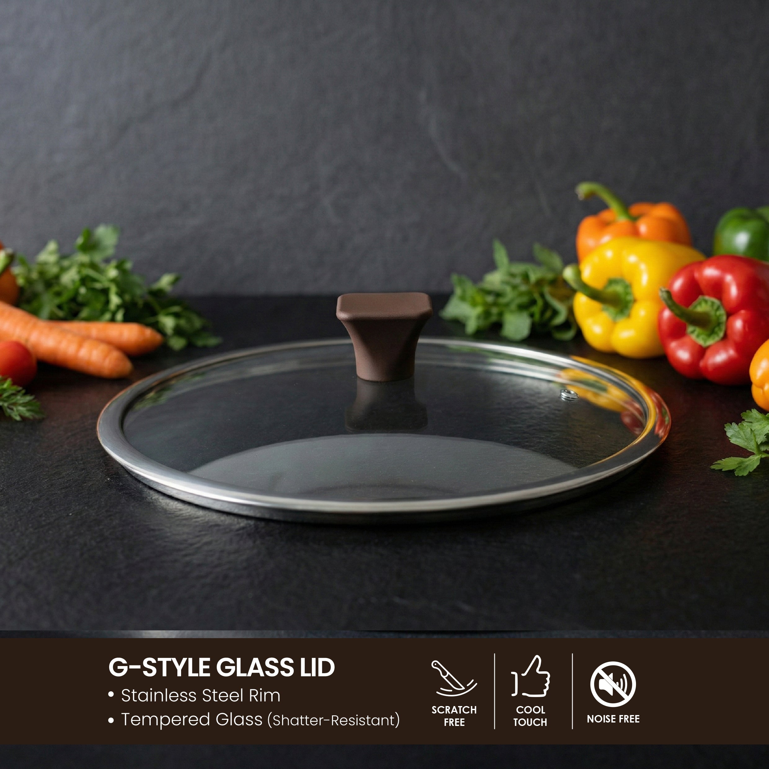 VOGATI 10PCS TITANIUM GRANITE COATING NON STICK COOKWARE SET - INCLUDING 20/24/28CM CASSEROLE + 28CM SHALLOW CASSEROLE ( 100% PFOA FREE )