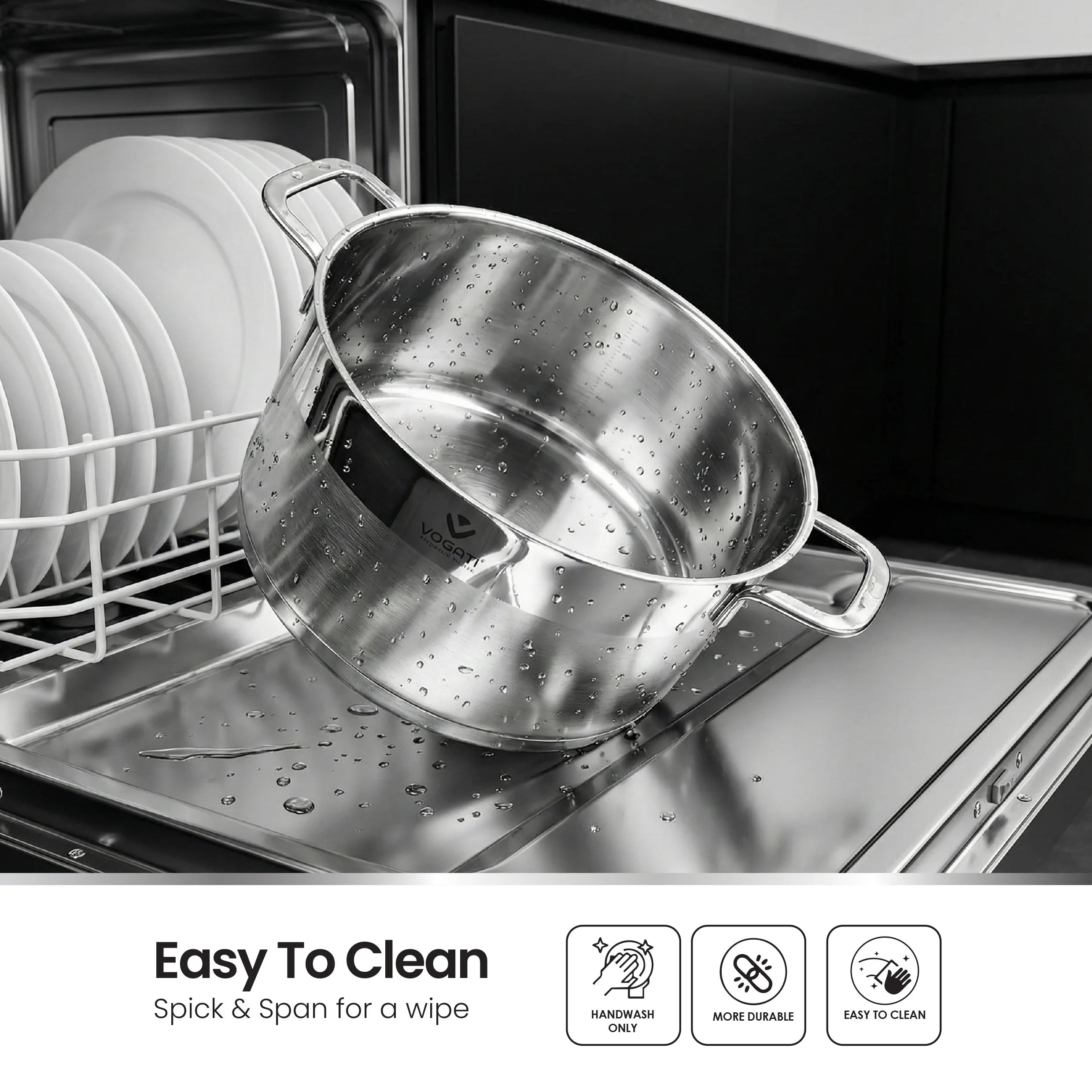 Vogati 10-Piece Stainless Steel Cookware Set CW-STS