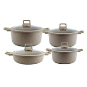 VOGATI Milan Series 8 PCS Non-Stick Induction Cookware Set (20/24/28 cm) (CW-STN8S)