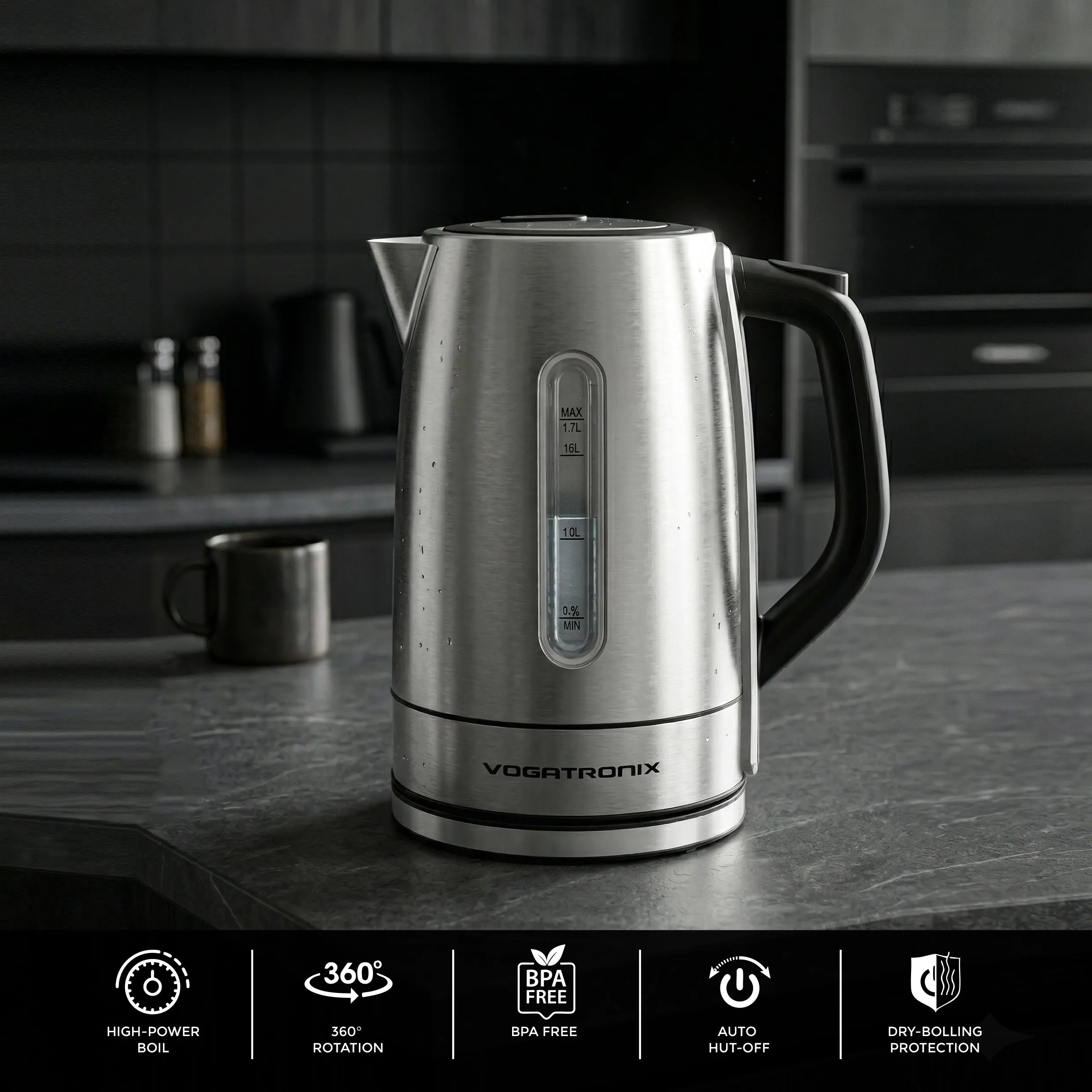 Electric Kettle (Best Quality) – VE-EK12