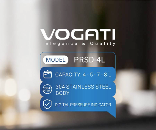 Vogati Multi-Functional Pressure Cooker