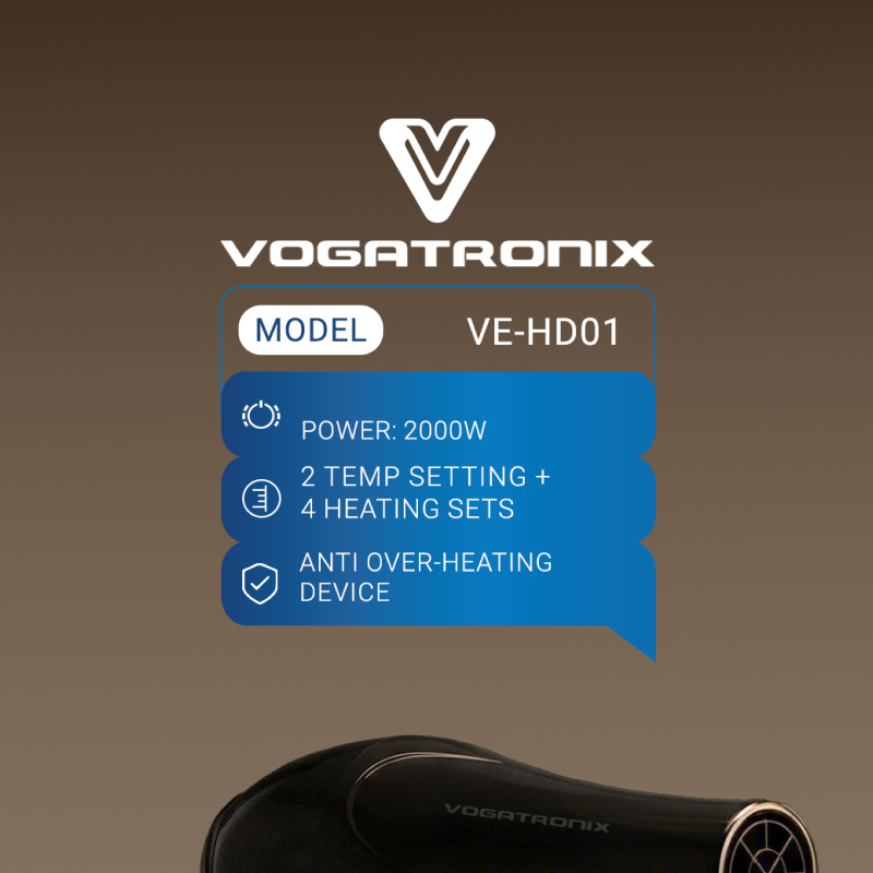 Vogatronix Hair Dryer (VE-HD01)