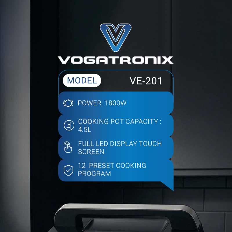 Vogatronix Grill Air Fryer (VE-201)