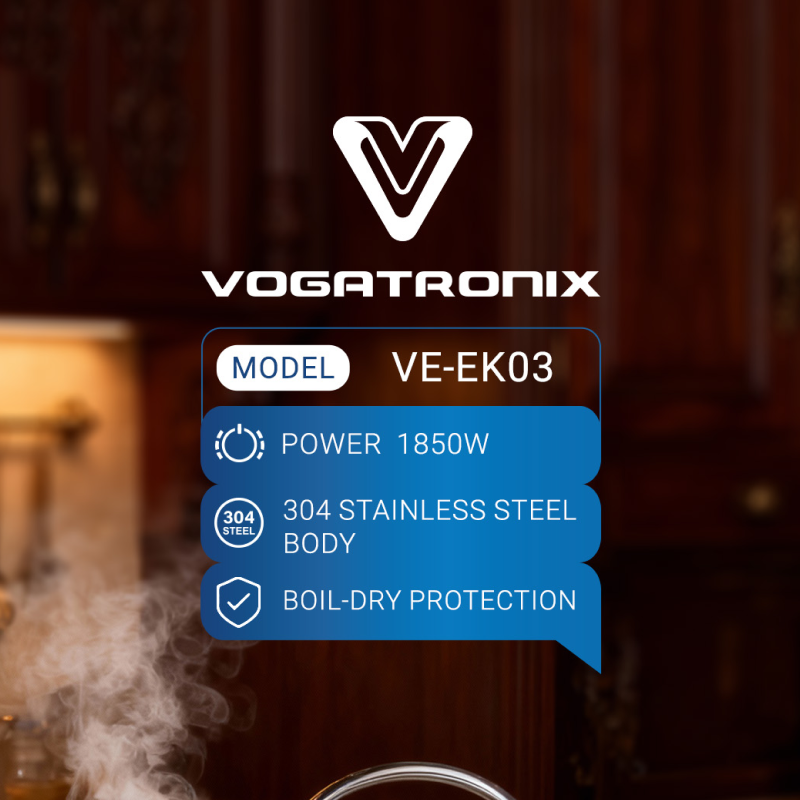 Vogatronix 1.7L Electric Kettle (VE-EK03)